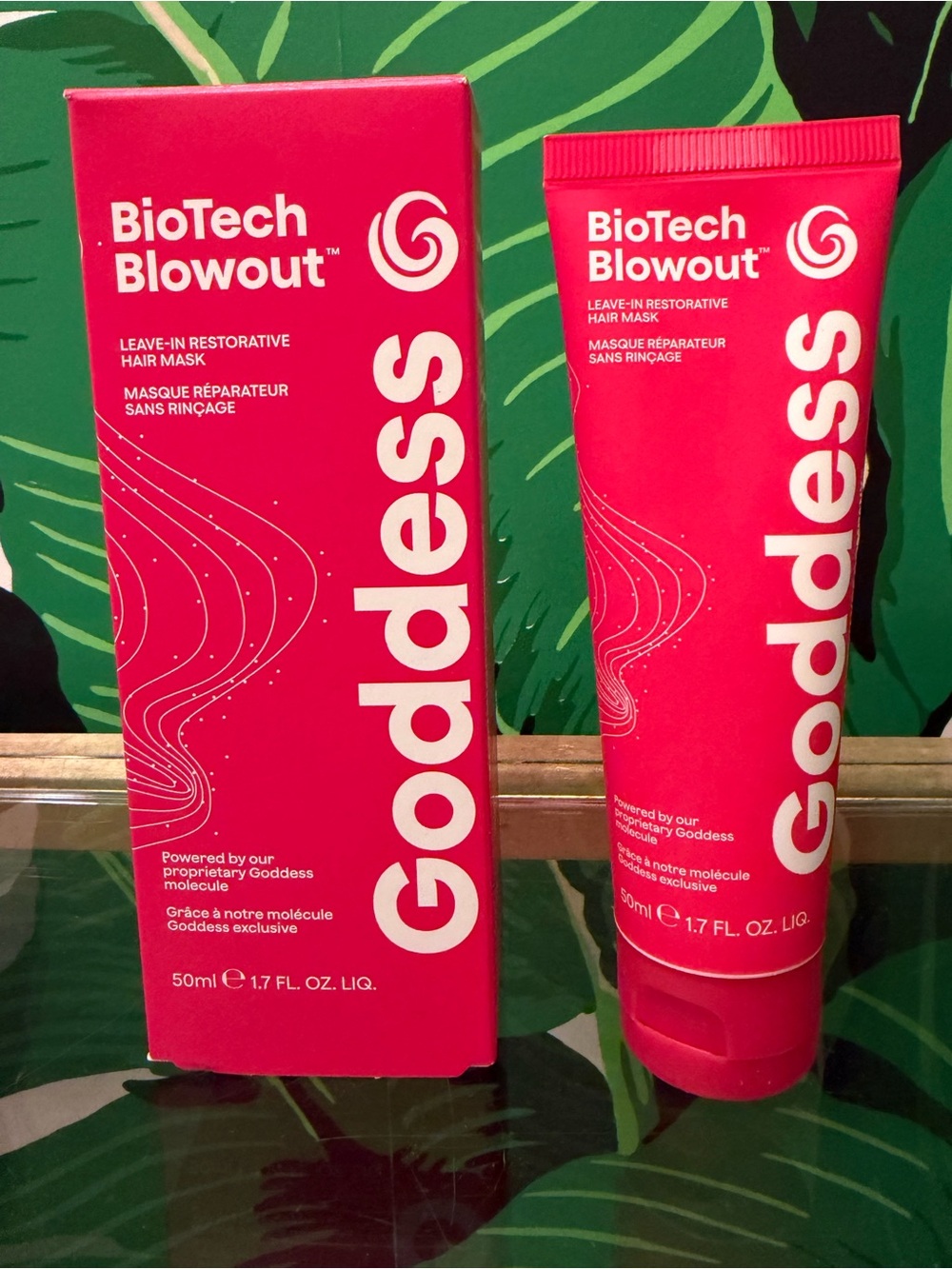 NWT Goddess BioTech Blowout Leave-In Hair Mask 1.7 oz